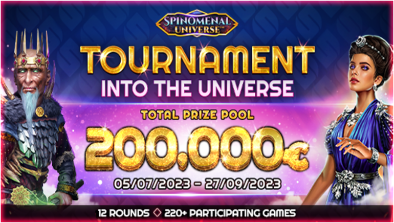 Spinomenal запускає епічний турнір 'Into the Universe' з призовим фондом у 200 000€